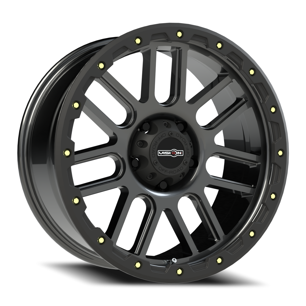 Vision Wheel 111 Gunmetal 20x9 +12 5x139.7mm 108mm - Wheelwiz