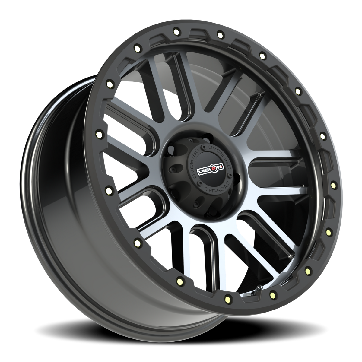 Vision Wheel 111 Gunmetal 20x9 +12 5x139.7mm 108mm - Wheelwiz