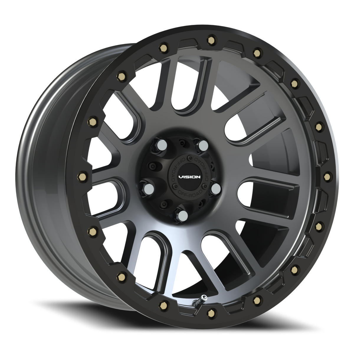 Vision Wheel 111 Gunmetal 17x9 -12 5x127mm 71.5mm - Wheelwiz