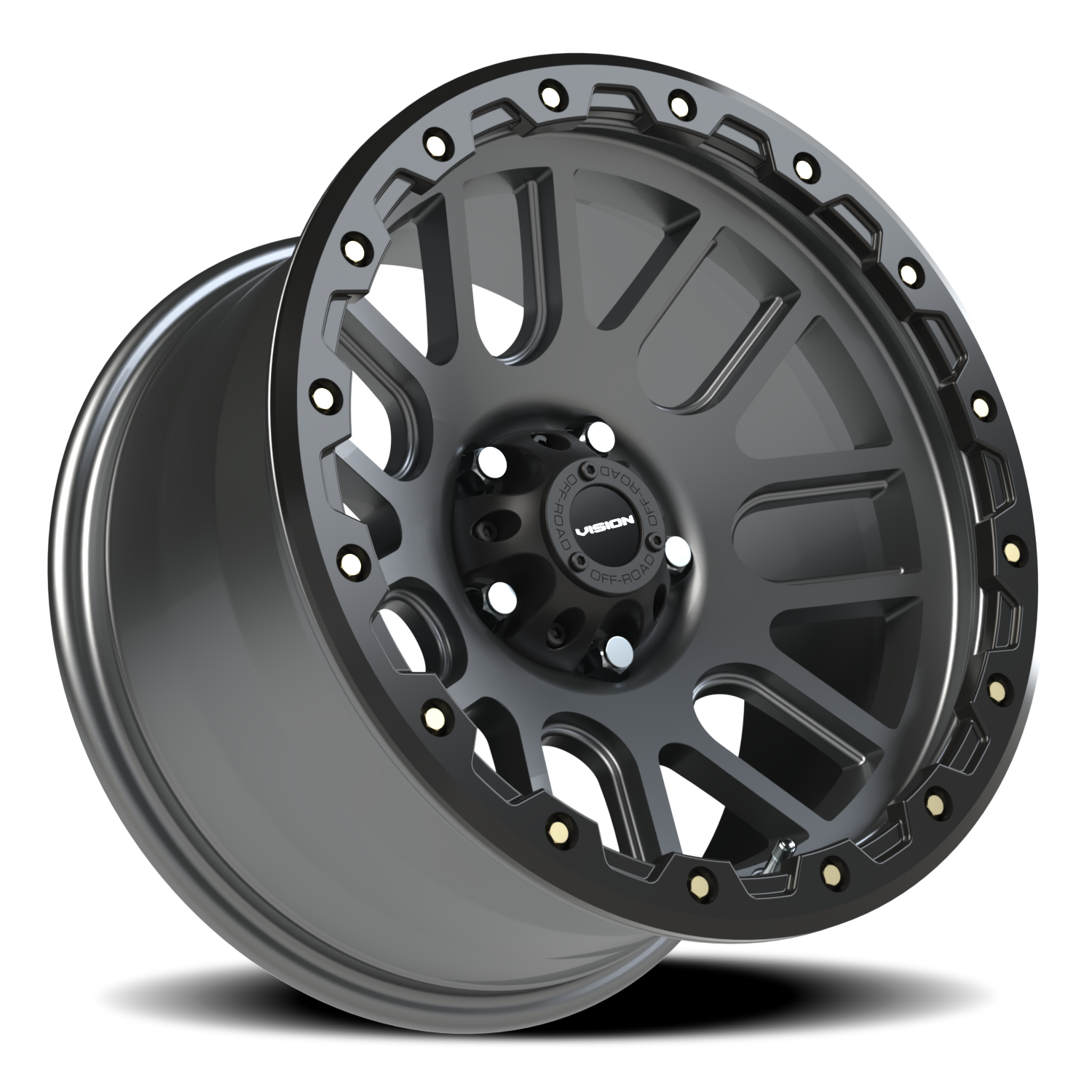 Vision Wheel 111 Gunmetal 17x9 -12 5x127mm 71.5mm - Wheelwiz