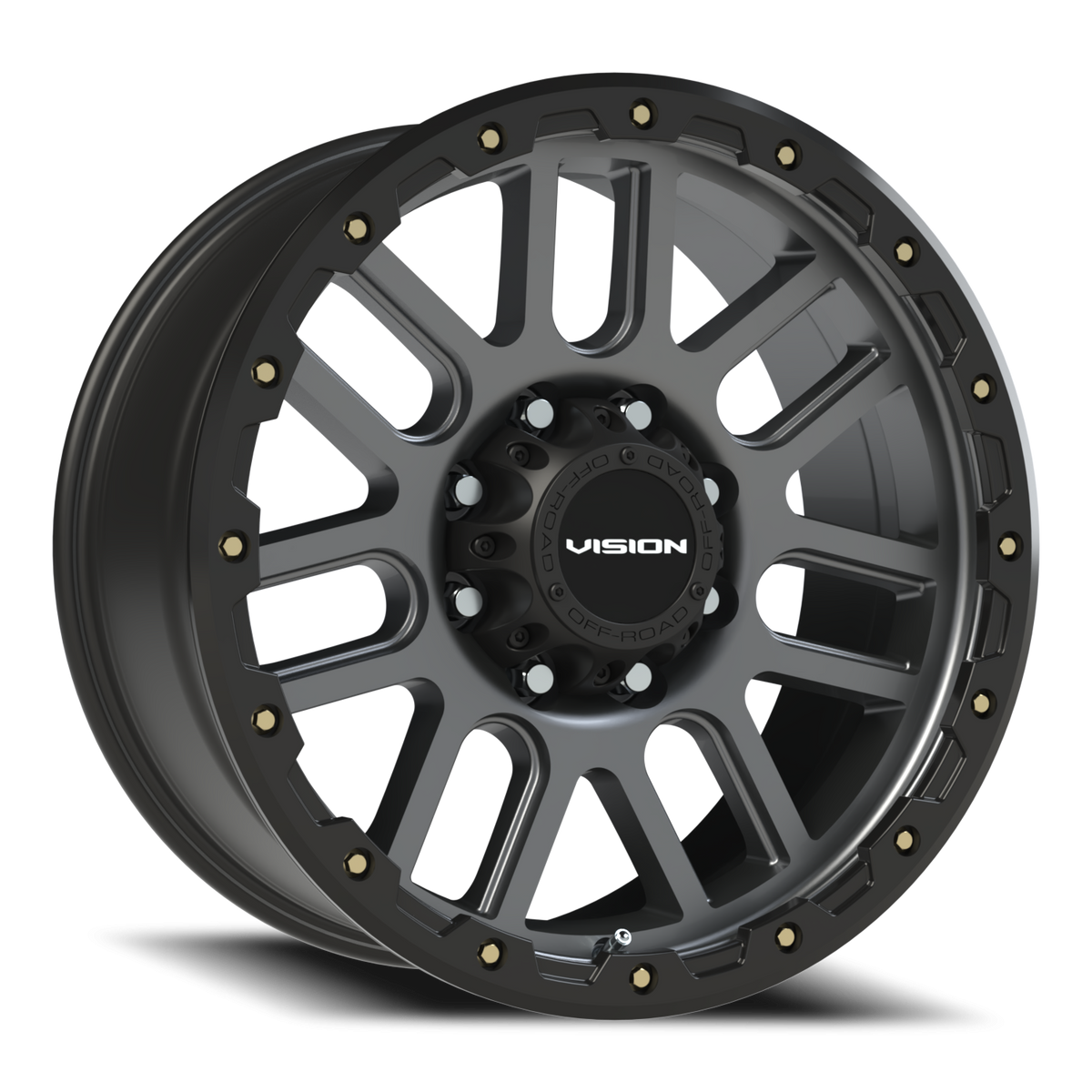 Vision Wheel 111 Gunmetal 20x9 +10 8x180mm 124.2mm - Wheelwiz