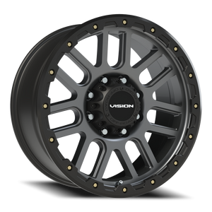 Vision Wheel 111 Gunmetal 20x9 +10 8x180mm 124.2mm - Wheelwiz