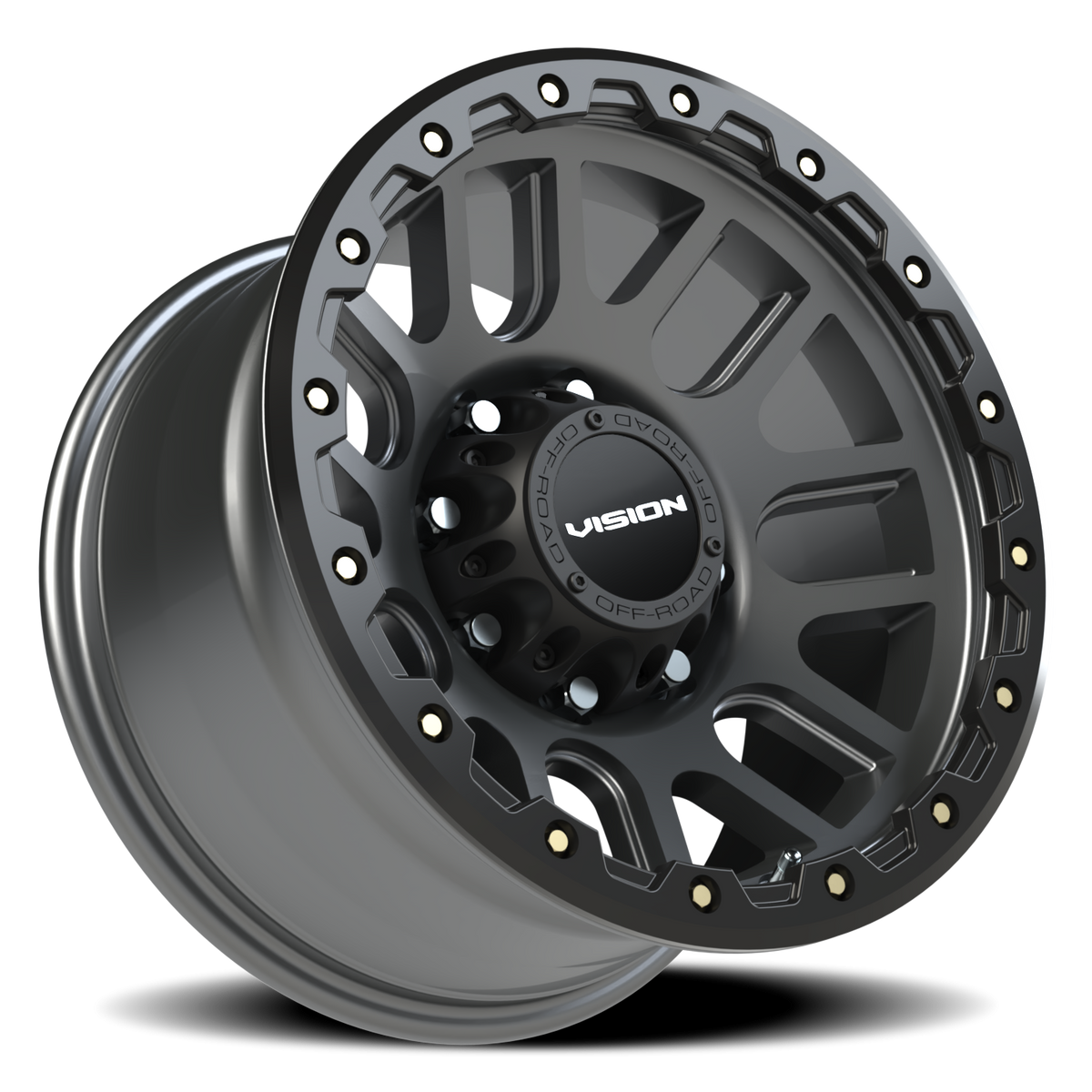 Vision Wheel 111 Gunmetal 17x9 -12 8x165.1mm 125.2mm - Wheelwiz
