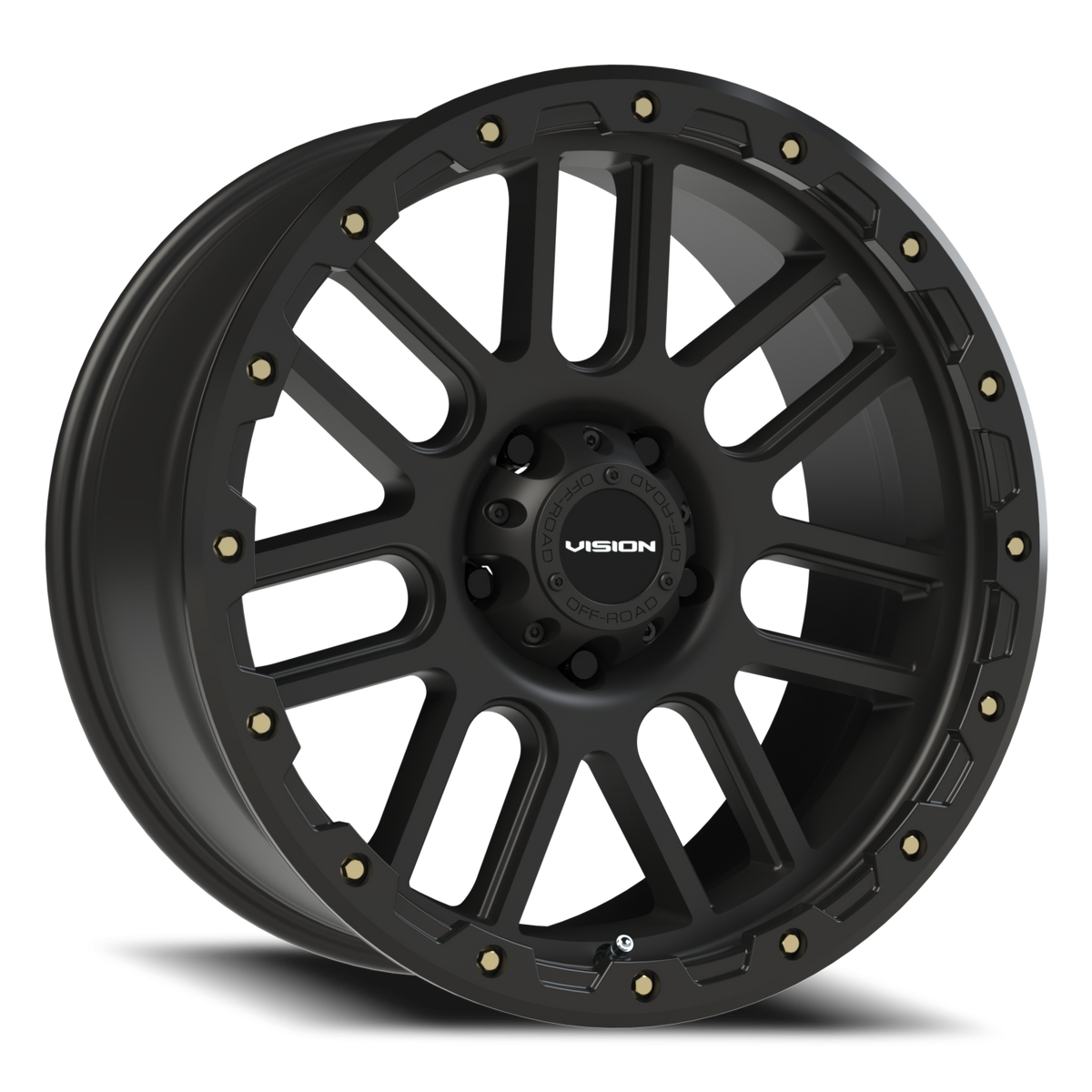 Vision Wheel 111 Matte Black 20x9 +12 5x139.7mm 108mm - Wheelwiz