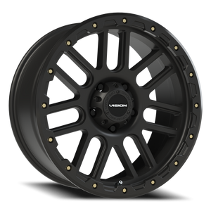 Vision Wheel 111 Matte Black 20x9 +12 5x139.7mm 108mm - Wheelwiz