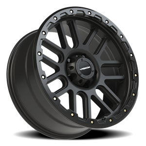 Vision Wheel 111 Matte Black 20x9 +12 5x139.7mm 108mm - Wheelwiz