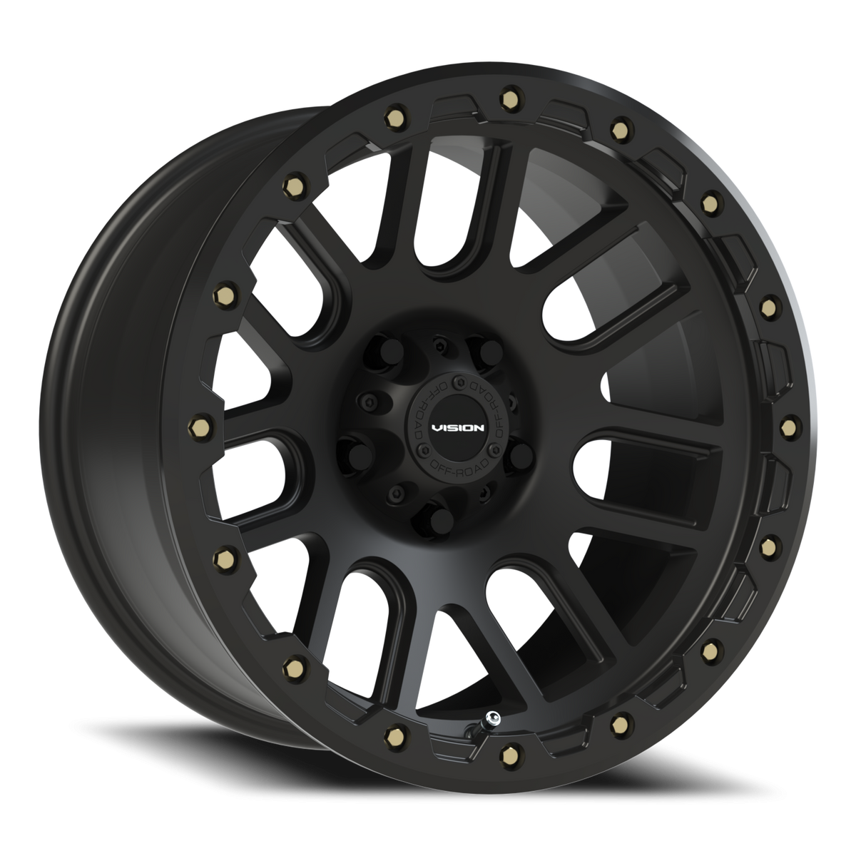 Vision Wheel 111 Matte Black 17x9 -12 5x127mm 71.5mm - Wheelwiz