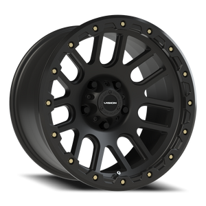 Vision Wheel 111 Matte Black 17x9 -12 5x127mm 71.5mm - Wheelwiz