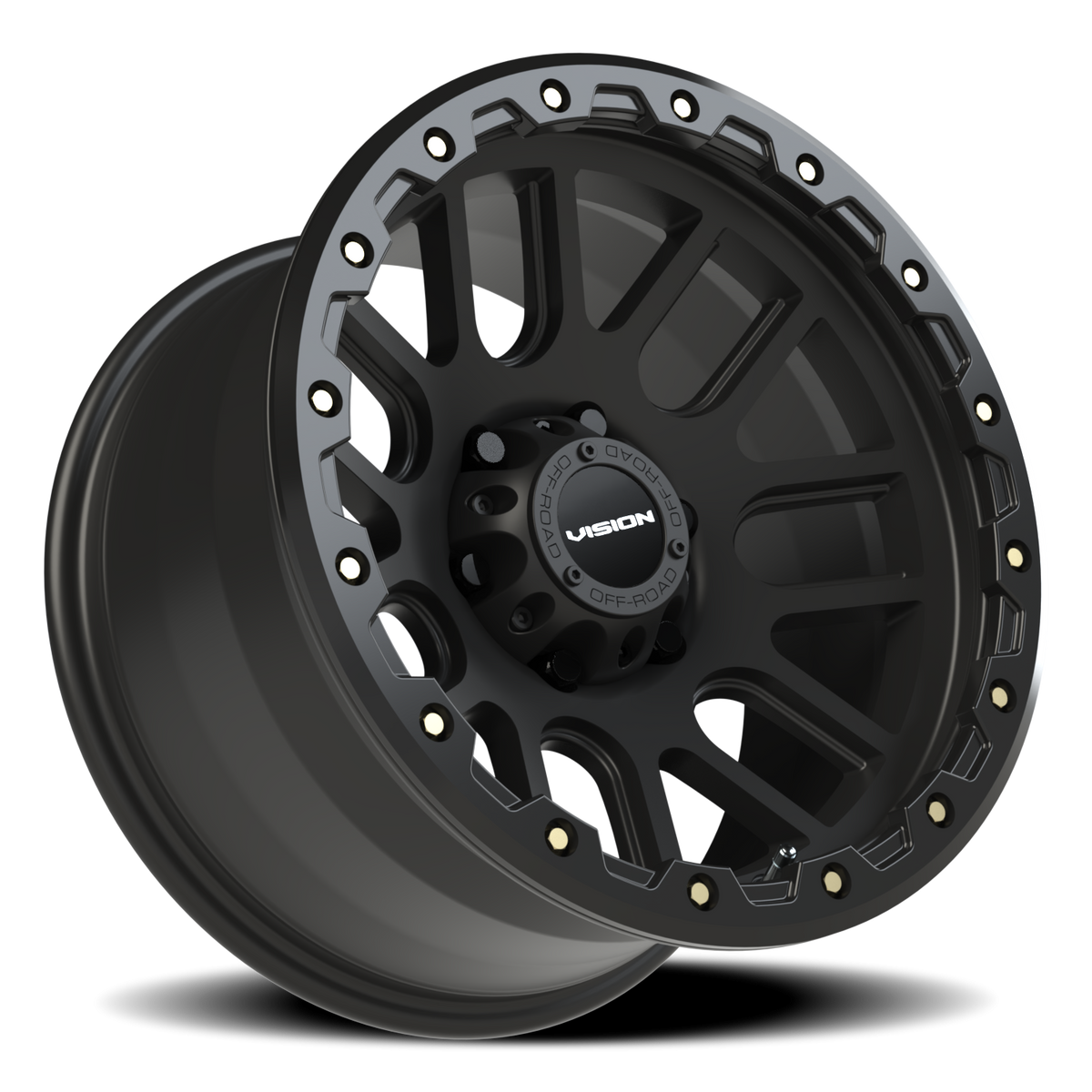 Vision Wheel 111 Matte Black 17x9 -12 6x139.7mm 106.2mm - Wheelwiz