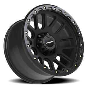 Vision Wheel 111 Matte Black 17x9 -12 6x139.7mm 106.2mm - Wheelwiz
