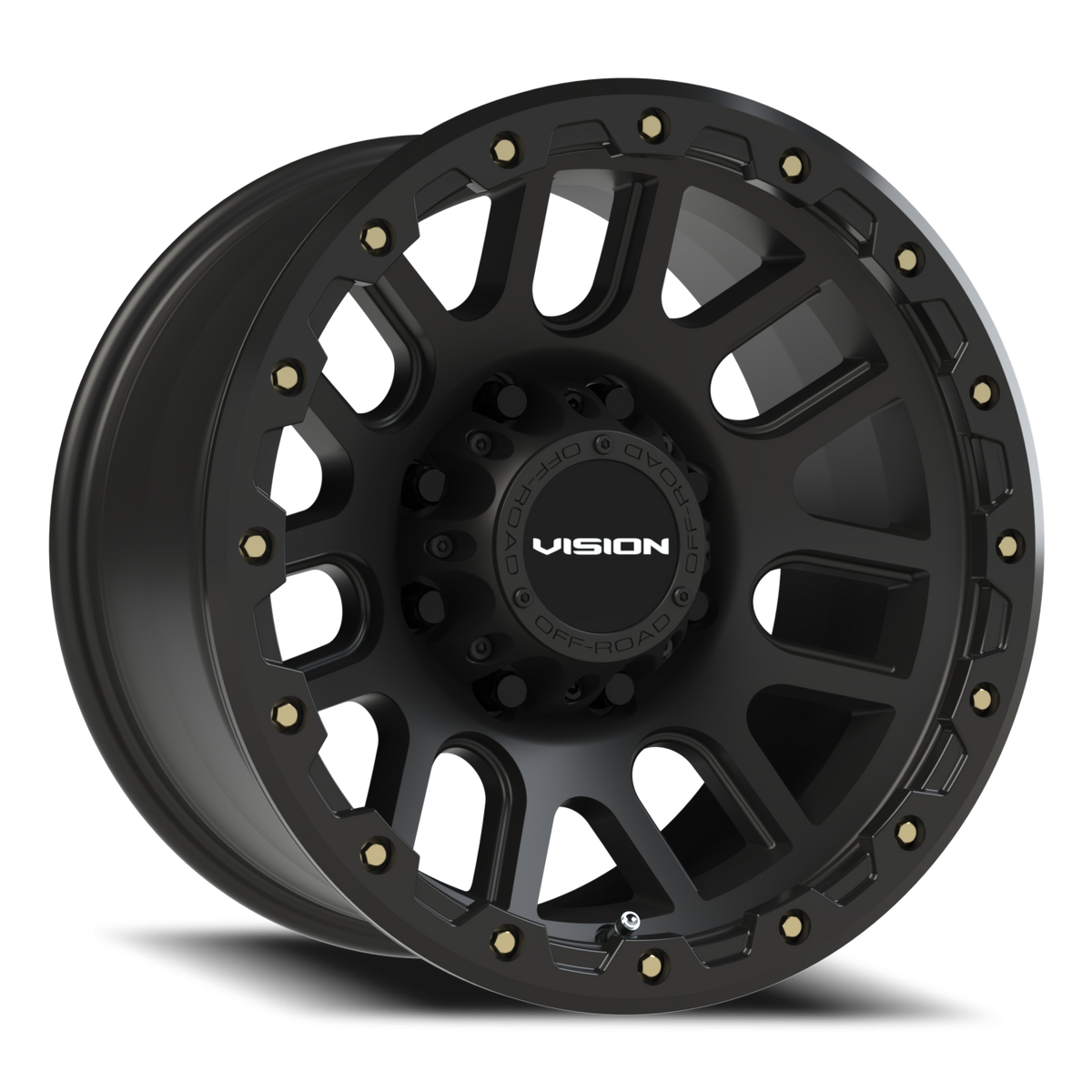 Vision Wheel 111 Matte Black 17x9 -12 8x165.1mm 125.2mm - Wheelwiz