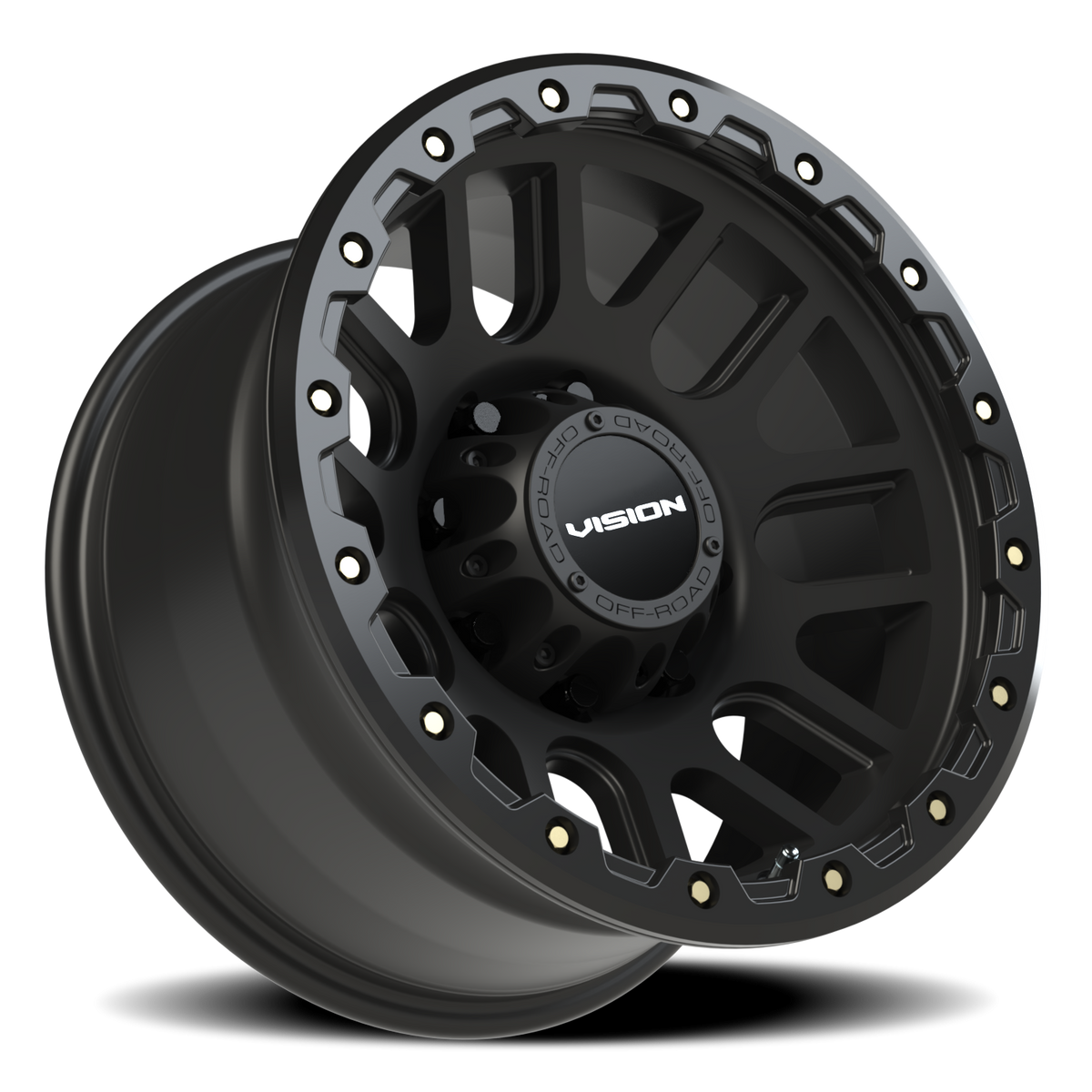 Vision Wheel 111 Matte Black 17x9 -12 8x165.1mm 125.2mm - Wheelwiz