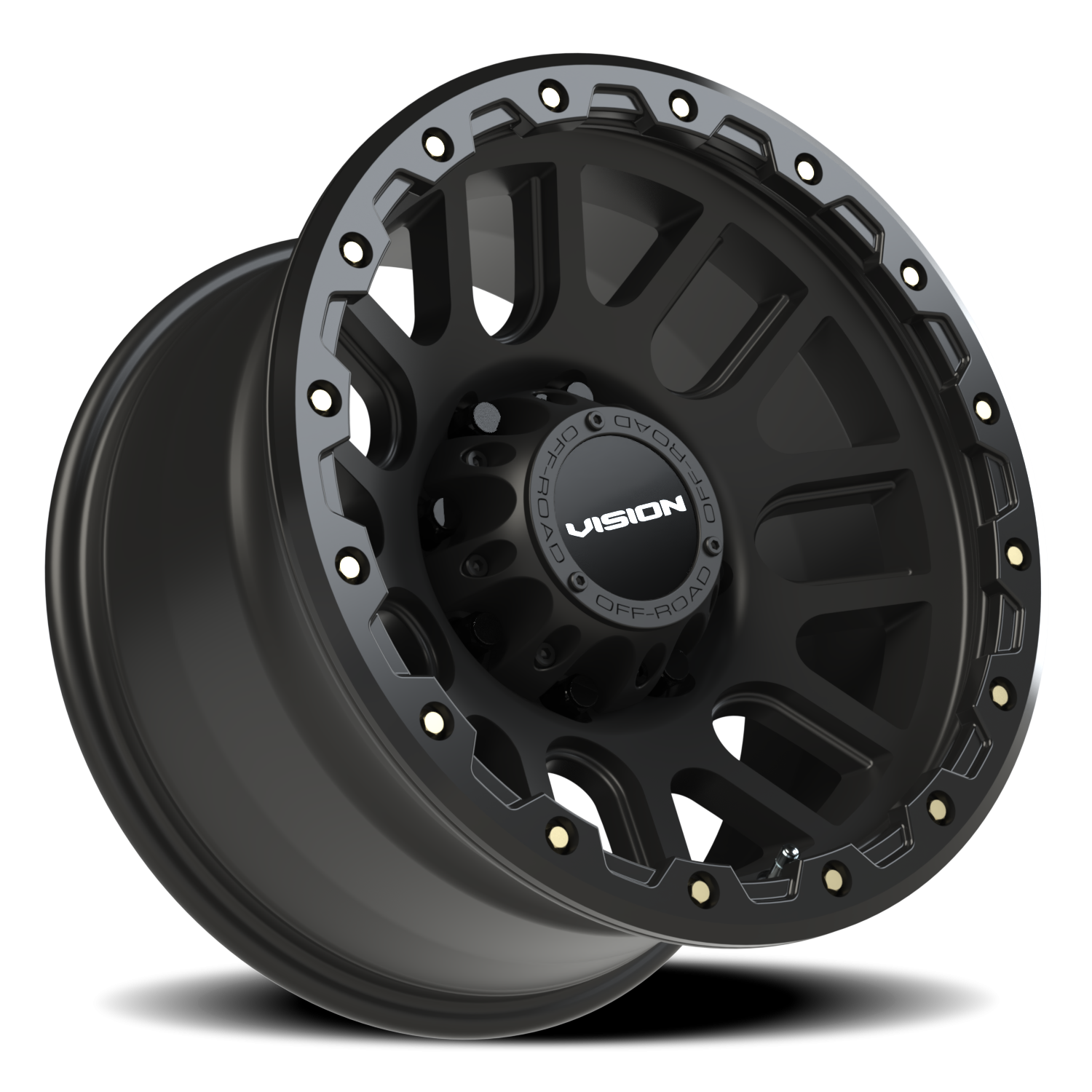 Vision Wheel 111 Matte Black 17x9 -12 8x165.1mm 125.2mm - Wheelwiz