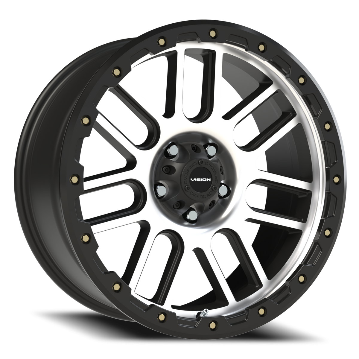 Vision Wheel 111 Matte Black Machined Face 20x9 0 5x127mm 78.1mm - Wheelwiz