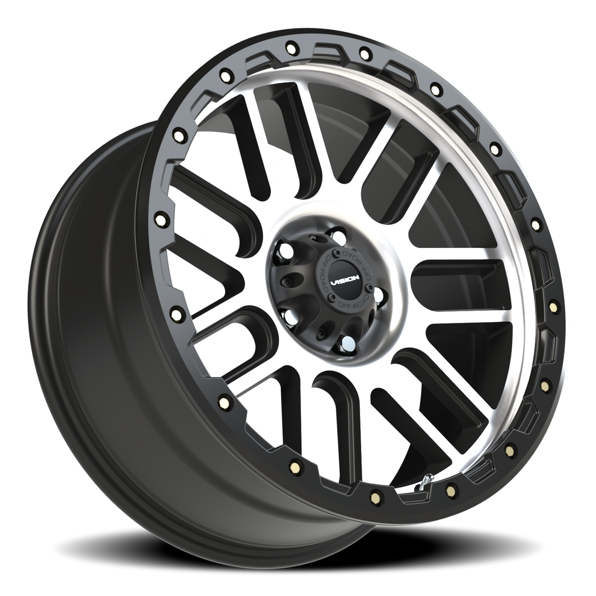 Vision Wheel 111 Matte Black Machined Face 20x9 0 5x127mm 78.1mm - Wheelwiz