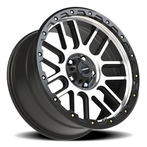 Vision Wheel 111 Matte Black Machined Face 20x9 0 5x127mm 78.1mm - Wheelwiz