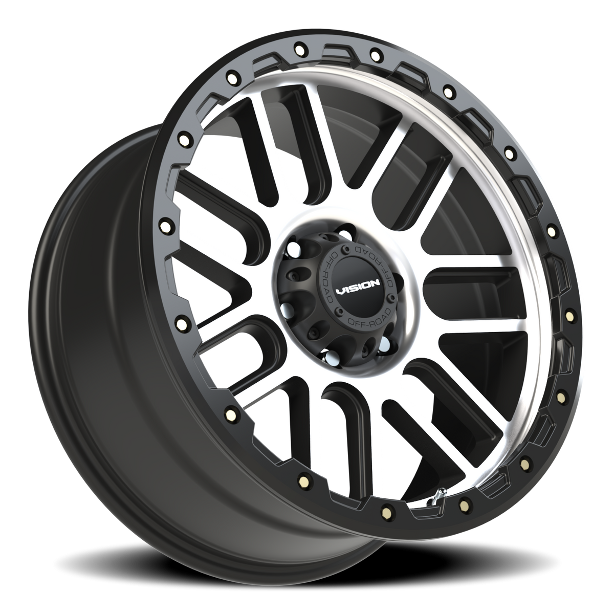 Vision Wheel 111 Matte Black Machined Face 20x9 0 6x139.7mm 106.2mm - Wheelwiz