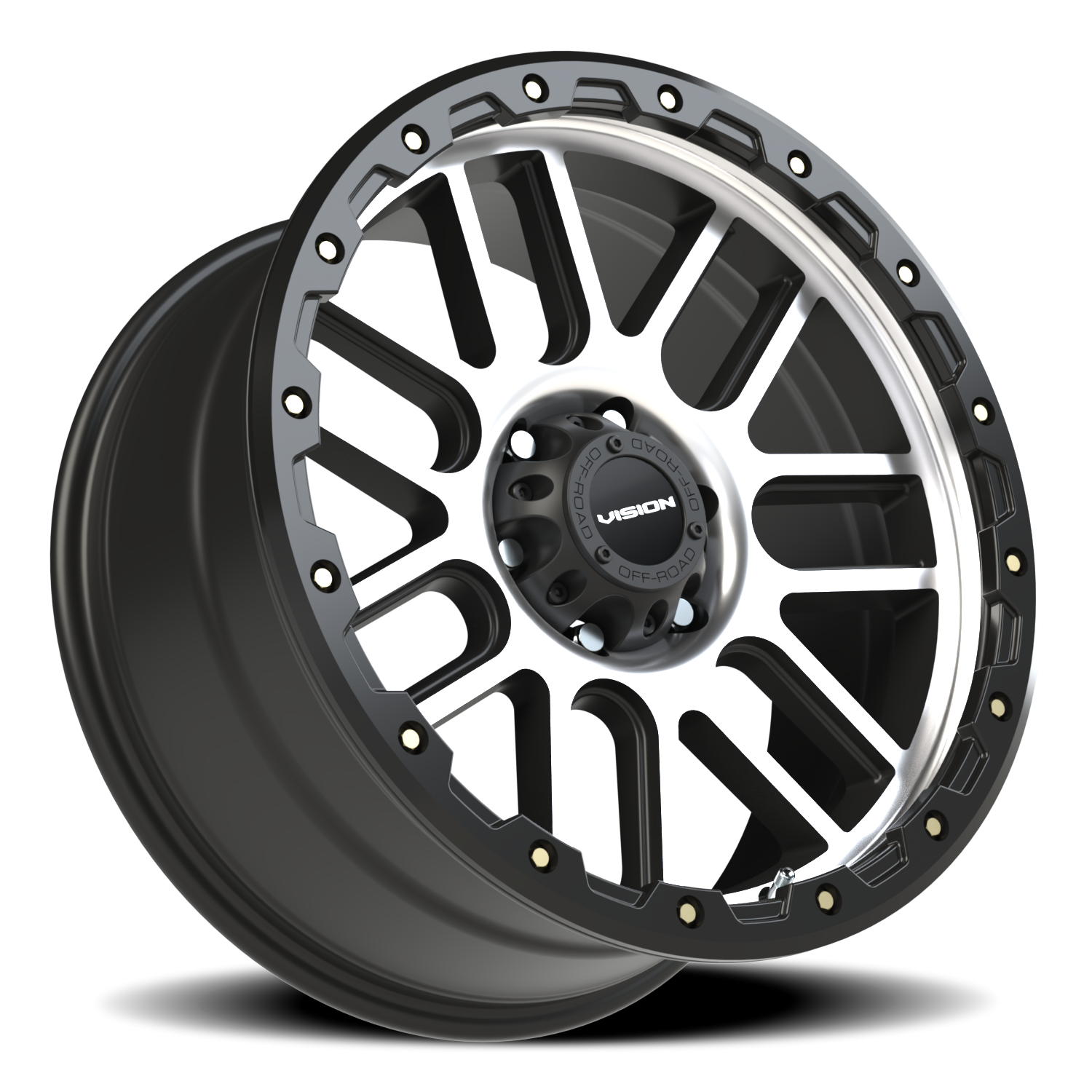 Vision Wheel 111 Matte Black Machined Face 20x9 0 6x139.7mm 106.2mm - Wheelwiz