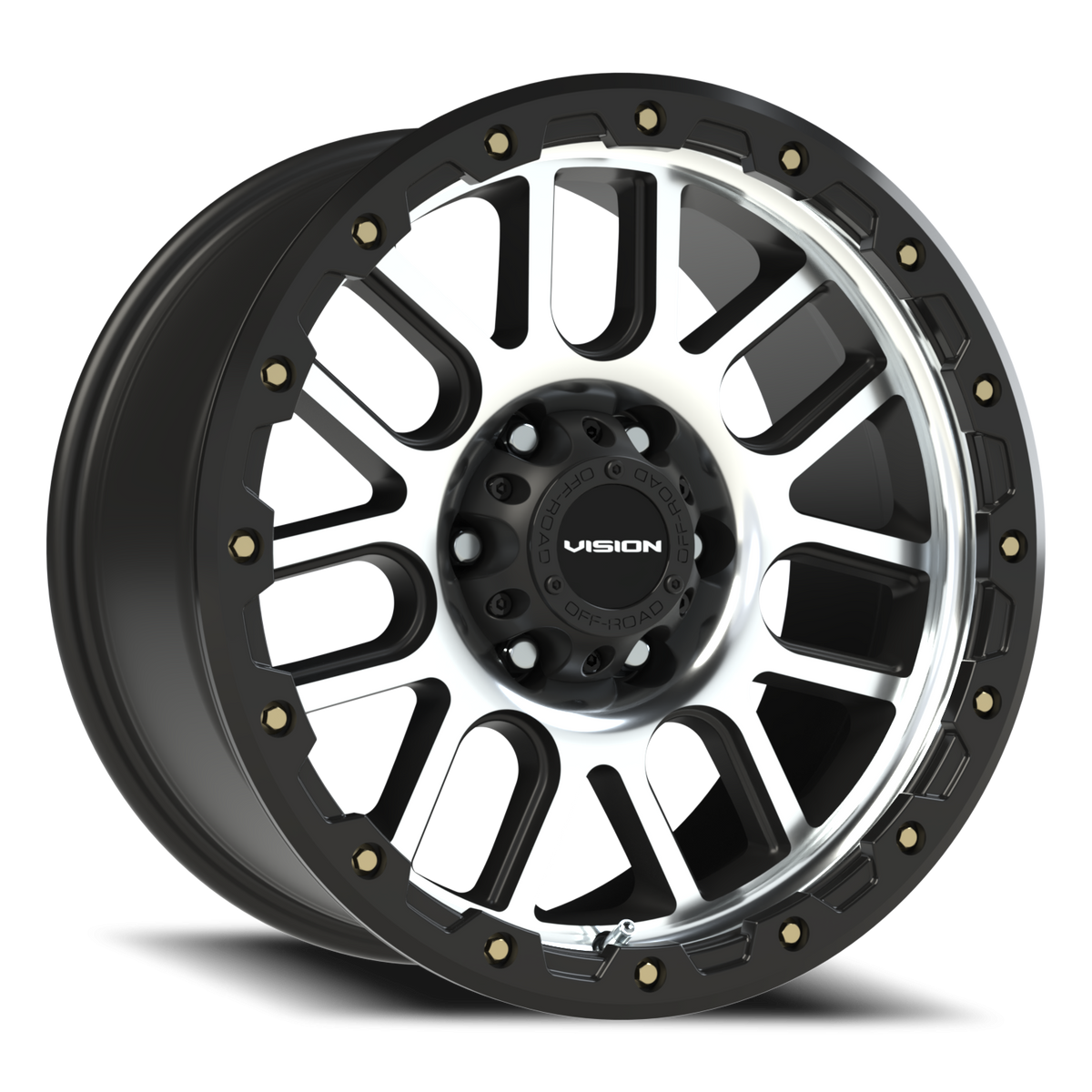 Vision Wheel 111 Matte Black Machined Face 18x9 0 6x139.7mm 106.2mm - Wheelwiz
