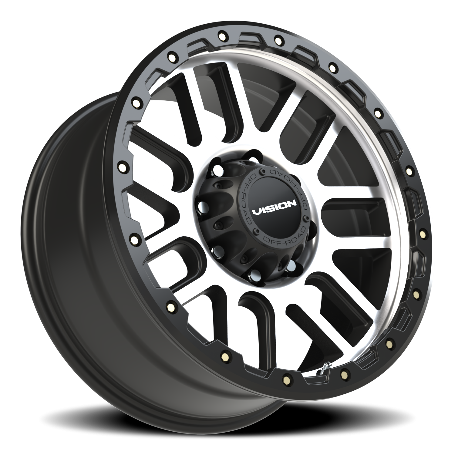 Vision Wheel 111 Matte Black Machined Face 20x9 +10 8x170mm 125.2mm - Wheelwiz