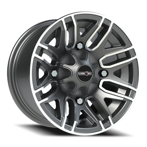 Vision Wheel 112 Gunmetal Machined Face 12x7 +3 4x156mm 131.1mm - Wheelwiz