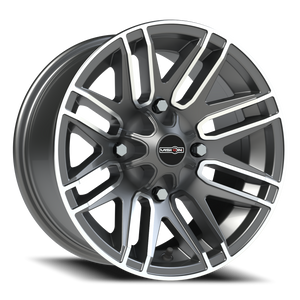 Vision Wheel 112 Gunmetal Machined Face 14x7 +3 4x136mm 110.5mm - Wheelwiz