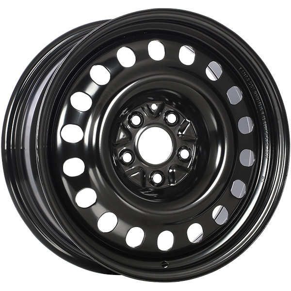 Steel STEEL WHEEL Black E-Coating 18x7.5 +42 5x108mm 63.4mm - WheelWiz