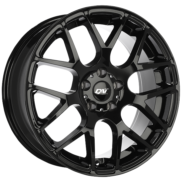 DAI MORETTI Gloss Black 18x9 +21 5x112mm 66.5mm - WheelWiz