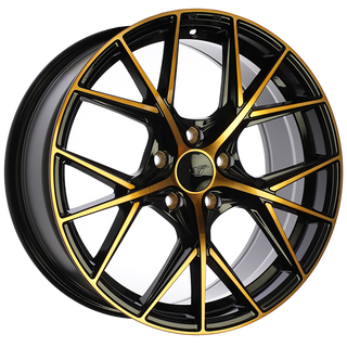 DAI A-SPEC Gloss Black - Machined Face - Bronze Face 16x7 +40 5x114.3mm 67.1mm