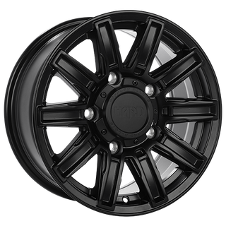 Ruffino HARD FORGED Satin Black 16x8 +45 5x160mm 65.1mm