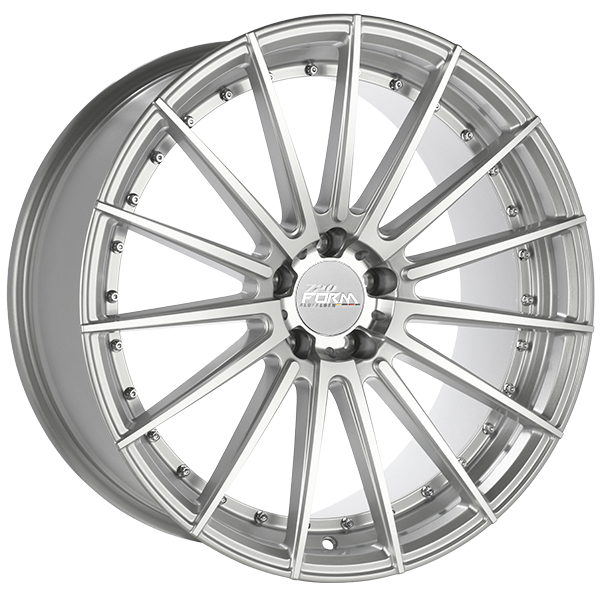 720Form RF3-V Silver - Machined Face 20x10.5 +35 5x112mm 66.6mm - Wheelwiz