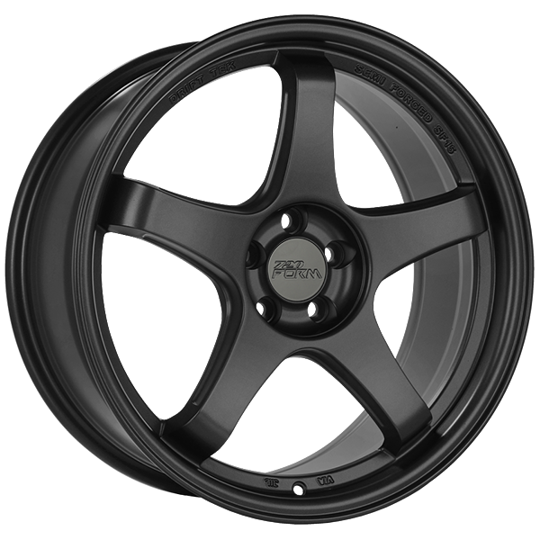 720Form FF6 Satin Black 18x9.5 +35 5x114.3mm 73.1mm - Wheelwiz