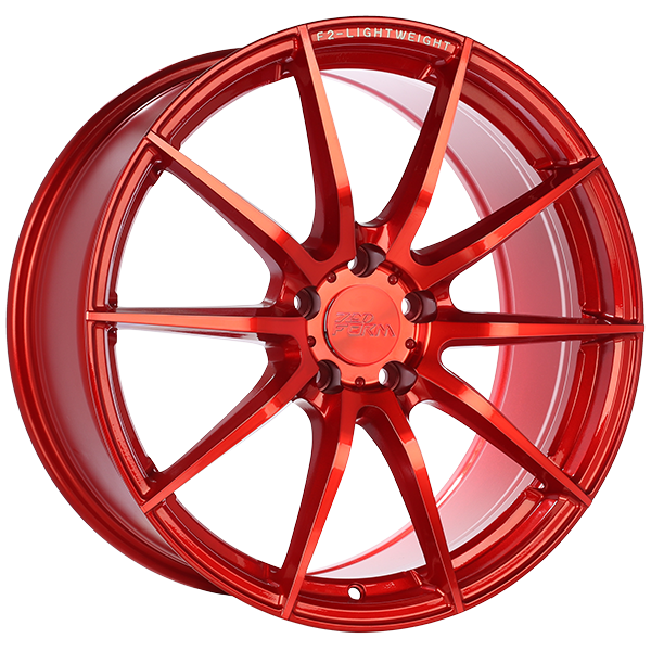 720Form RF2-R Translucent Red 19x8.5 +35 5x112mm 66.6mm - Wheelwiz
