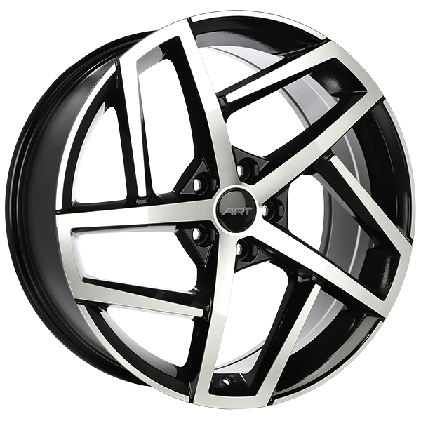 ART Replica REPLICA 276 Gloss Black - Machined Face 19x8 +45 5x112mm 57.1mm - WheelWiz