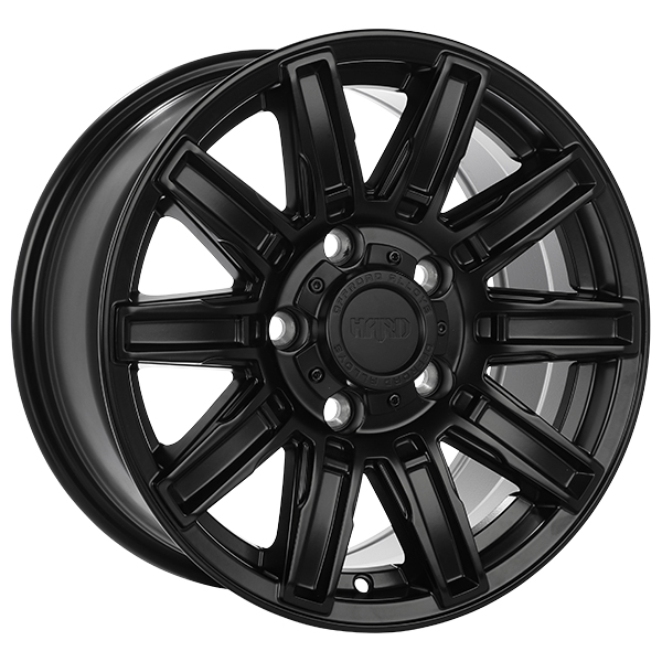 Ruffino HARD FORGED Satin Black 16x8 +45 5x130mm 78.1mm - Wheelwiz