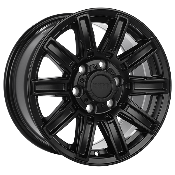 Ruffino HARD FORGED Satin Black 16x8 +45 6x130mm 84.1mm - Wheelwiz