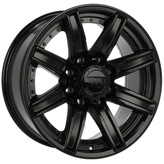 Ruffino HARD FORGED Satin Black 17x9 +20 8x180mm 124.3mm