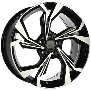ART Replica REPLICA 243 Gloss Black - Machined Face 19x8 +35 5x112mm 66.5mm