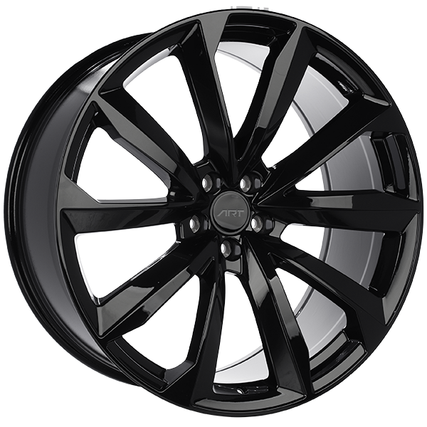ART Replica REPLICA 273 Gloss Black 22x10 +25 5x112mm 66.5mm - Wheelwiz