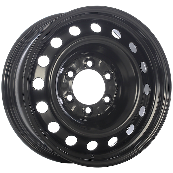 Steel Black Armour Coat 17x7 +14 6x139.7mm 106.1mm - Wheelwiz