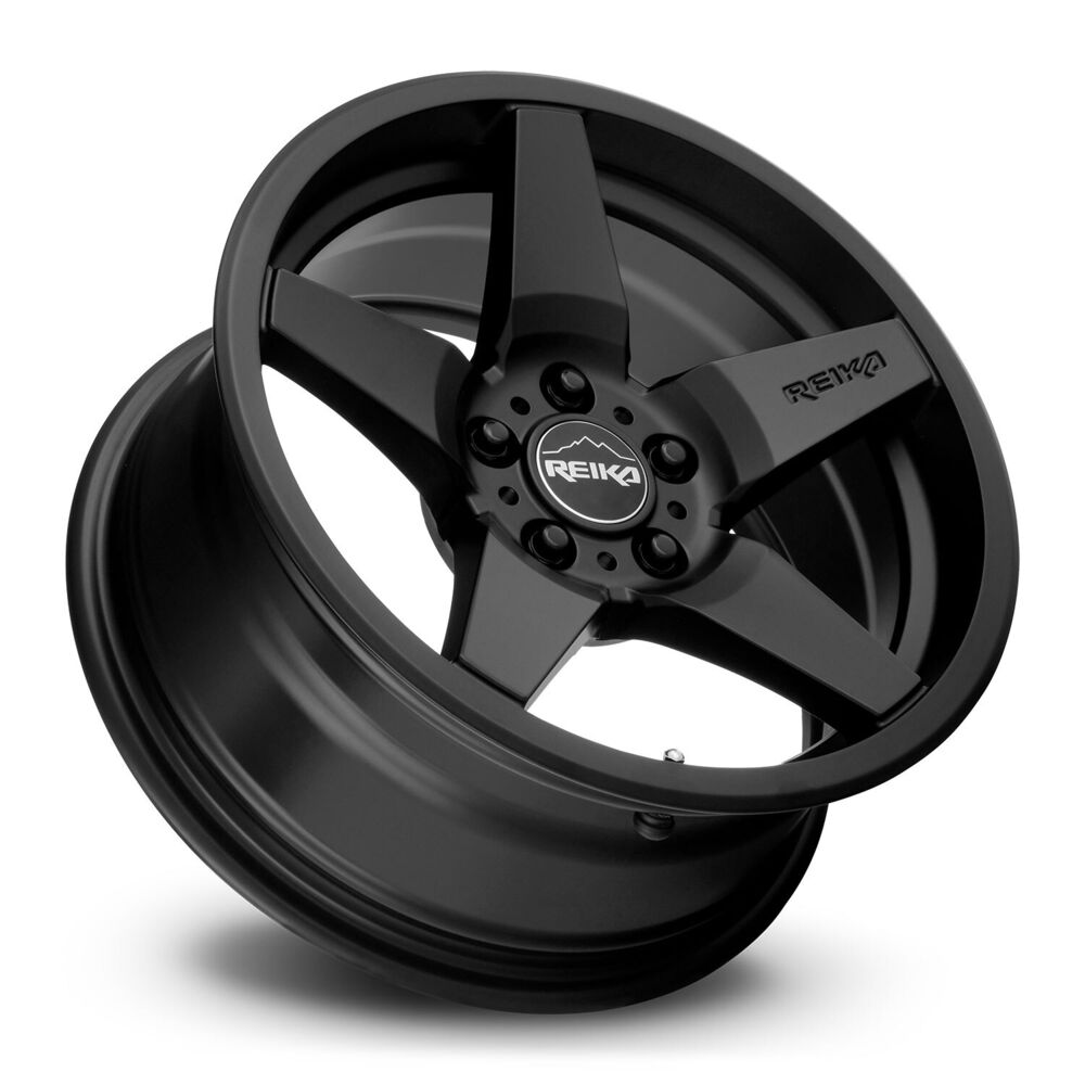 Reika R15 Satin Black 15x7 +15 5x100mm 56.1mm