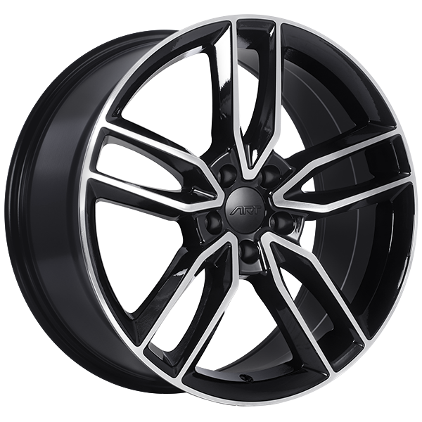 ART Replica REPLICA 177 Gloss Black - Machined Face 18x8 +35 5x112mm 66.6mm