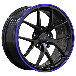DAI SKY Gloss Black - Purple Lip 17x7.5 +40 5x114.3mm 67.1mm