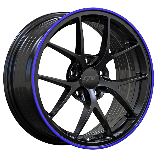 DAI SKY Gloss Black - Purple Lip 18x8 +40 5x114.3mm 73.1mm