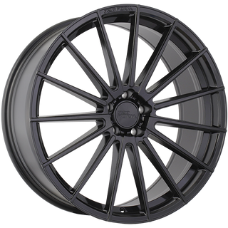 720Form FF12 Gloss Black 22x9 +35 5x114.3mm 73.1mm