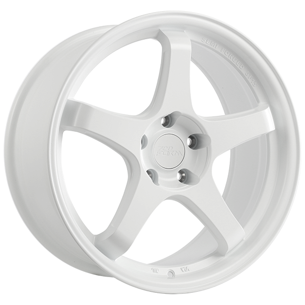 720Form FF6 Satin White 18x8.5 +35 5x114.3mm 73.1mm