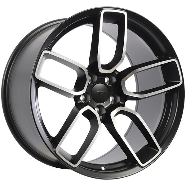 ART Replica REPLICA 348 Satin Black - Machined Face 20x9.5 +15 5x115mm 71.5mm