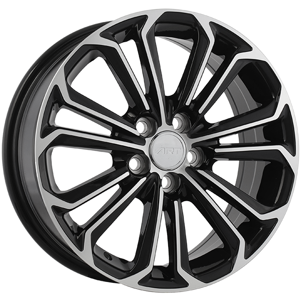 ART Replica REPLICA 95 Gloss Black - Machined Face 16x6.5 +40 5x100mm 54.1mm