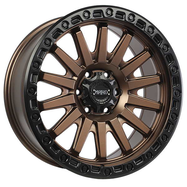 Ruffino HARD BLAZE Satin Bronze Face - Satin Black Lip 18x9 +20 5x139.7mm 77.8mm