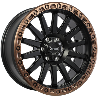 Ruffino HARD BLAZE Satin Black - Satin Bronze Lip 20x9 +25 6x135mm 87.1mm